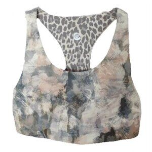 NWT Calme  Endurance Reversible Sports Bra SM 110797